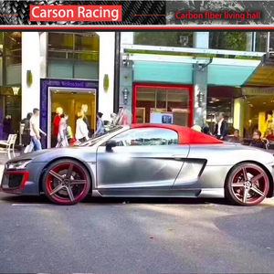 Audi R8 2008-2015 Bộ Phận Cơ Thể Sợi Carbon Regula Phong Cách Sợi Thủy Tinh Phía Trước Bumper Side Váy Phía Sau Bumper - Product Image 5