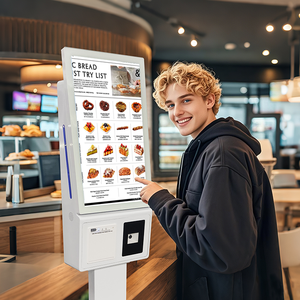 Kiosco de Pago Comercial de 21.5 Pulgadas, Kiosco de Pago con Menú para Tiendas, Kiosco con Pantalla Táctil Android/<span class=keywords><strong>Windows</strong></span>/Linux, Terminal de Pago - Product Image 3