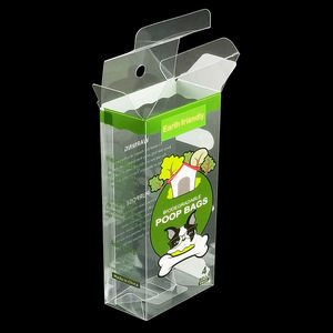 Scatola di imballaggio in plastica per sacchetto di cacca di cane animale in PP PET trasparente con stampa pieghevole personalizzata - Product Image 6