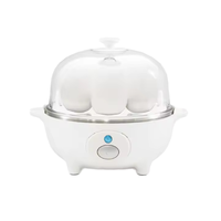 Cuiseur à oeufs électrique Fonction de cuisson à la vapeur automatique Nouveau design en acier inoxydable durable pour un usage domestique