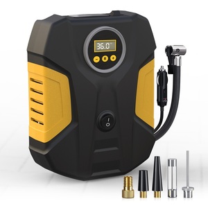 เครื่องเ<span class=keywords><strong>ติ</strong></span>มลมยางรถยนต์ดิจิตอล 12V <span class=keywords><strong>พร</strong></span>้อมไฟ LED 150 PSI เครื่องอัดอากาศแบบเสียบช่องจุด<span class=keywords><strong>บุ</strong></span>หรี่ สายยาว 3 เมตร สำหรับรถยนต์ SUV - Product Image 6