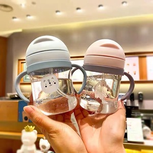 360&deg; Design Spill Proof <strong>Weighted</strong> <strong>Straw</strong> <strong>Cup</strong> Baby Training <strong>Cup</strong> Sippy <strong>Cups</strong> with Handle for Toddlers Baby PPSU BPA Free - Product Image 5