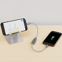 Kabel Adaptor OTG USB 2.0 Micro dari Cablecreation, Bahan Aluminium Alloy, USB Type C Male ke Type A Female untuk Laptop