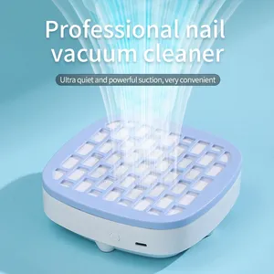Mini aspirateur à poussière pour ongles, ventilateur extracteur pour machine de manucure, puissant nettoyeur à vide pour ongles avec filtre en papier amovible, équipement pour ongles - Product Image 1