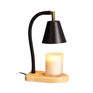 Lámpara de cera derretida aromática de madera con varilla ajustable de Taiwán, lámpara de noche creativa, regulable, romántica, moderna, minimalista, con pantalla blanca - Product Image 5