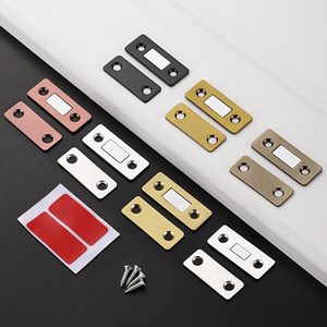 Bouchon <span class=keywords><strong>de</strong></span> <span class=keywords><strong>porte</strong></span> noir en acier inoxydable Bouchon magnétique Bouchon <span class=keywords><strong>de</strong></span> <span class=keywords><strong>porte</strong></span> dissimulé <span class=keywords><strong>pour</strong></span> <span class=keywords><strong>porte</strong></span> en bois - Product Image 2