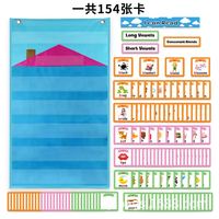 Artículos Populares: Material Didáctico de Inglés, Tarjetas de Gramática y Letras para Niños, Material de Tela