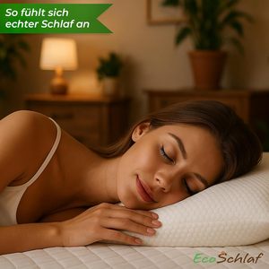 <span class=keywords><strong>Almohada</strong></span> Ortopédica EcoSchlaf Airflow para Dormir de Lado, Alivio del Dolor de Cuello, Espuma Viscoelástica, Soporte Ergonómico para el Cuello, Diseño de Panal - Product Image 6
