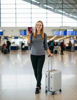 Housse de passeport de luxe pour femmes - élégante et protectrice