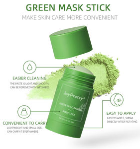 Thé vert méridian, étiquette privée, nettoyage en profondeur, hydratant, rétrécissement des Pores, contrôle du sébum, boue rotative, masque facial, en argile, 500g - Product Image 5