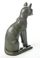 Statue de chat égyptien en polystone, Statue de chat en bronze personnalisé, Statue de Gayer Anderson, souvenirs de Parastone