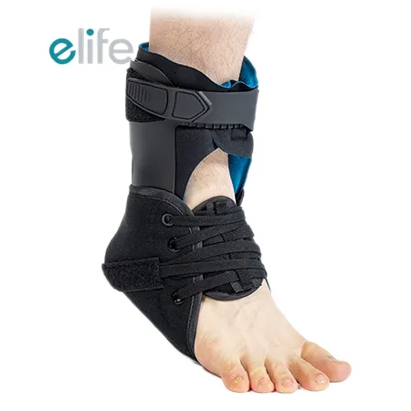 E-life MAN0072 Penstabil Pergelangan Kaki Orthosis, Penyangga Pergelangan Kaki Fungsional, Keseleo Pergelangan Kaki Acute & Kronis, MAN0072