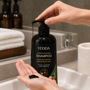 <span class=keywords><strong>Lotion</strong></span> colorante capillaire noire 5-en-1 biologique à base de plantes, formule naturelle 500ml, pour marque privée, idéale pour couvrir les <span class=keywords><strong>cheveux</strong></span> blancs - Product Image 1