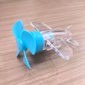 Wind Aangedreven Led Licht Display Klein Vliegtuig Voertuig Gemonteerd Decoratief Item Nieuwigheid Geschenken Windenergie Generatie Verlichting - Product Image 2