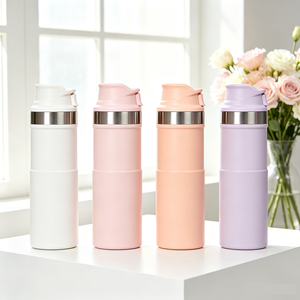 Nouvelle Tasse Thermos Portable Classique 2026 en Acier Inoxydable à Double Paroi Isolée Sous Vide avec <span class=keywords><strong>Action</strong></span> à Gâchette pour Café - Product Image 6