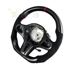 Volante Deportivo Power Grip de Fibra de Carbono para BMW Serie M F10 F11 F15 F22 F30 F32 F33 F34 F31 F36 F80 F82 F90 E70 E80 Serie G - Product Image 5