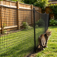 Filet de protection pour chats en gros avec renfort en fil d'acier, filet sur mesure pour projets de sécurité des animaux de compagnie sur balcon et fenêtre