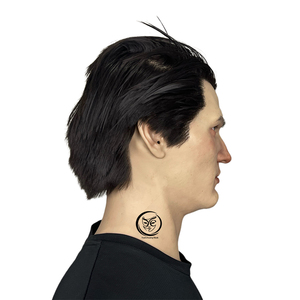 Masques en silicone réalistes pour le visage entier avec cheveux, couvre-chef masculin, design personnalisé pour <span class=keywords><strong>acteur</strong></span>, cosplay, travesti, Halloween - Product Image 4
