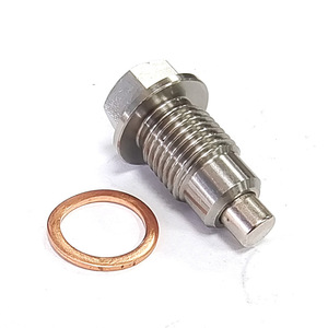Stainless Steel Oil Pan Drain <b>Plug</b> M12 M20 Magnetic Copper Gasket Automotive Engine Transmission <b>Replacement</b> Part - Product Image 5
