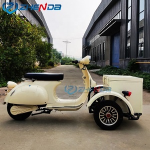 Chariot alimentaire de style moderne, chariot vert personnalisé avec congélateur, chariot de restauration rapide électrique - Product Image 6