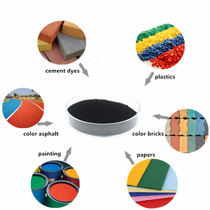 시멘트 콘크리트 벽돌 착색제 용 양질 25 kg/g 백 철 산화물 흑색 안료 - Product Image 2
