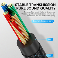 Tarjeta de Sonido Externa VegGieg USB 2.0 de Aleación de Aluminio, Adaptador Convertidor USB a Conector de Audio de 3.5mm para Auriculares y Micrófono, Sin Necesidad de Controladores