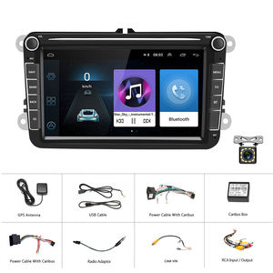 Cr brillar <span class=keywords><strong>2</strong></span> Din 8 "Android 10 Autoradio GPS BT Autoradio FM AM für VW/PASSAT/POLO/GOLF 5 6 12 LED Rückfahr kamera - Product Image 6