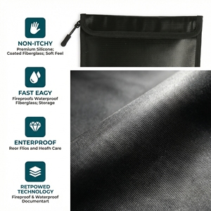 Bolsa <span class=keywords><strong>de</strong></span> documentos ignífuga Proteger certificados, <span class=keywords><strong>contratos</strong></span>, papeles legales, efectivo, objetos <span class=keywords><strong>de</strong></span> valor, bolsas <span class=keywords><strong>de</strong></span> archivo resistentes al agua y al fuego - Product Image 3