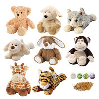 Peluche lestée personnalisée pour soulager l'anxiété Peluche parfumée lavande Jouets chauffants Peluche lestée personnalisée