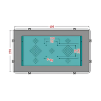 IP68 étanche 10.4 pouces industriel Android 13 tablette PC reconnaissance d'empreintes digitales RFID DDR3 dur SSD écran tactile tout-en-un