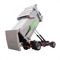 Camion de collecte et de transfert de déchets Shacman HOWO 18-25 tonnes avec bras articulé à crochet, robuste, fabriqué en Chine