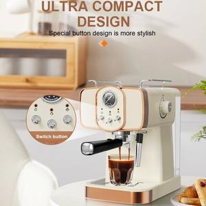 Cafetera Espresso de Calentamiento Rápido de 1350 W, para una o dos Tazas, con Varilla de Vapor Profesional, Preparación Rápida - Product Image 2