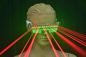 Gafas de rayo láser Led, lentes de luz verde y roja, para espectáculo, Festival, <span class=keywords><strong>Rave</strong></span>, fiesta, <span class=keywords><strong>Dj</strong></span> - Product Image 2