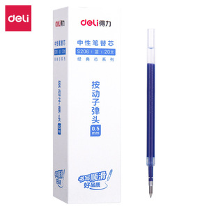 Deli S206 Pen Refill 0.5Mm Bullet Tip For Student Exam Writing Office School Use - Product Image 4