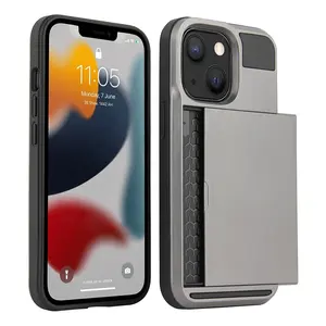 Coque hybride en TPU pour iPhone, pare-chocs de téléphone, double couche, armure, étui portefeuille pour iPhone 13 12 11 Pro Xs Max XR 6.1, vente en gros