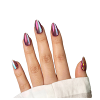 Faux Ongles de Mode en Gros, Prêts à Poser, en Acrylique, Couverture Complète, Formes Stiletto, Papillon, Amande, Carré, pour Doigts et Orteils, avec Colle, CE Personnalisé
