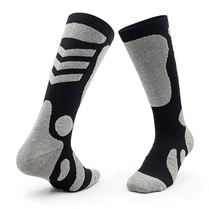 Zhongde <span class=keywords><strong>chaussettes</strong></span> de sport d'hiver hommes femmes genou haut anti-dérapant laine mérinos coton Logo personnalisé épais thermique <span class=keywords><strong>Ski</strong></span> Grip <span class=keywords><strong>chaussettes</strong></span> de football - Product Image 1