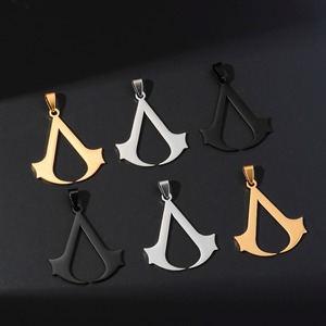 Pendentif Assassin en Acier Inoxydable de Haute Qualité pour la Vente en Gros, Idéal pour la Création de Colliers, Porte-clés et Accessoires de Bijoux DIY - Product Image 2