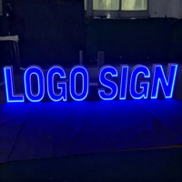 Lettres néon de grande taille à design personnalisé pour la décoration extérieure, personnalisables et sur mesure