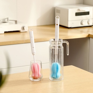 Cups Washing Foam Sponge Soft <b>Bottle</b> Mugs Cups Cleaning <b>Brush</b> Multi-function Bristles Deep Bottom <b>Bottle</b> <b>Brush</b> - Product Image 5