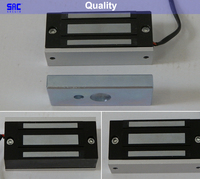 Serrures magnétiques antivol à montage en surface DC 12V 60KG/120LBS Serrure de porte électromagnétique