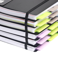 Lot de 4 Carnets A4 pour Étudiant, Reliure Thermique Traditionnelle, Couverture Rigide en PP, Impression Personnalisée, Carnets de Voyage, Carnets Simples