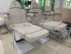 전동 3/4 모터 얼굴 미용실 베드, 의료용 스파 마사지 트리트먼트 테이블, 족부의학 의자, 에스테틱 타투 베드 - Product Image 5