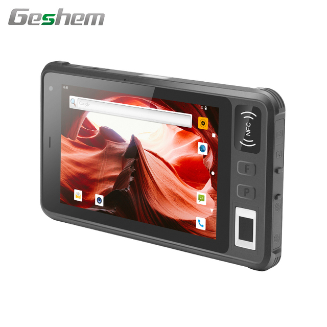Geshem New Design 8 Inch Android NFC 4G LTE MTK Octa-core Industrial Rugged Tablet