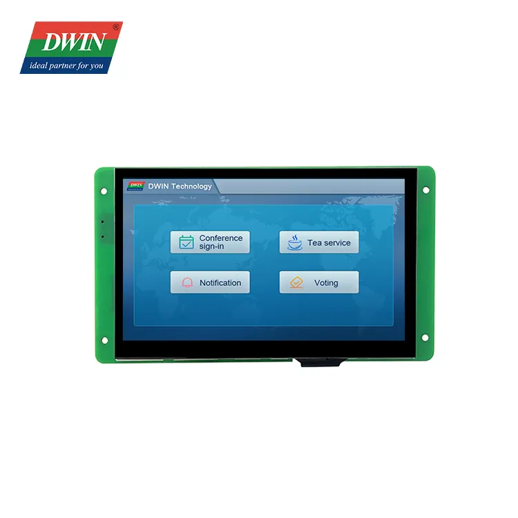 Dwin 7 inch TFT Display Module 800*480 HMI Commercial Display UART LCD touch screen lcd Smart LCM for Arduino