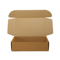 Benutzer definiertes Logo Gedruckte Flat Pack Papier verpackungs box Wellpappe Karton Gestanzte Faltung Kraft Mailer Versand Mailing Box