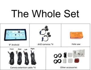 360 Xe Hệ Thống <span class=keywords><strong>Camera</strong></span> 9 Inch <span class=keywords><strong>Android</strong></span> <span class=keywords><strong>Wifi</strong></span> Carplay 360 Độ Toàn Cảnh Surround View 1080P 3D Máy Ảnh Cho Xe - Product Image 2