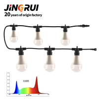 Lampu LED PAR30 COB Profesional untuk Pertumbuhan Tanaman IP65 Spektrum Penuh Dapat Diredupkan Basis E26 15W untuk Rumah Kaca, Bibit Sayuran, Bunga Dalam Ruangan