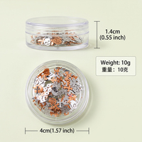 Boîte assortie d'autocollants pour ongles en métal pour Halloween, ultra-fins et plats, motifs citrouille, fantôme, chauve-souris, produits pour ongles de salon