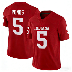 Indiana College Football-shirts voor heren 15 Fernando Mendoza 5 D'Angelo Ponds Gestikt USA University Football Jersey-shirt Rood - Product Image 4